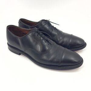 Allen Edmonds Park Avenue Dress Shoes Mens 9B Black Leather Cap Toe Oxford